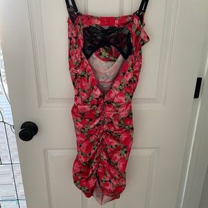Jodie Floral Silk Dress